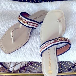 Tory Burch Jessa Thong Sandals Size 10